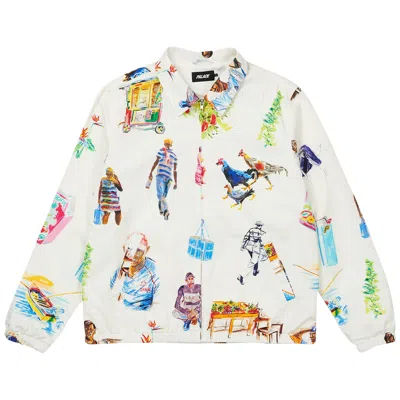 Pre-owned Palace Trolley Jacket 'stone' In Multi-color