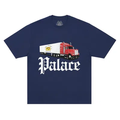 Pre-owned Palace Truck Off T-shirt 'navy' | Blue | Men's Size L
