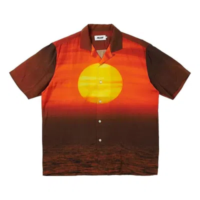 Palace Ultimate Chill Shirt 'tiger Orange' In Multi