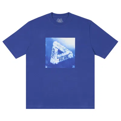 Pre-owned Palace Under The Weather T-shirt 'ultra' In Blue