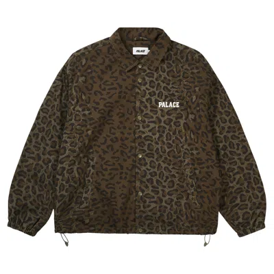 Pre-owned Palace Uni Coach Jacket 'cheetah' | Yellow | Men's Size M