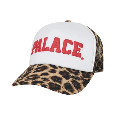Pre-owned Palace Uni Trucker 'leopard' | Yellow | Men's Size Onesize