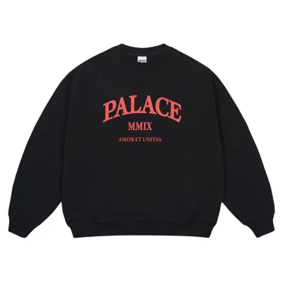 Pre-owned Palace Unitas Oversized Crew 'black' | Men's Size M