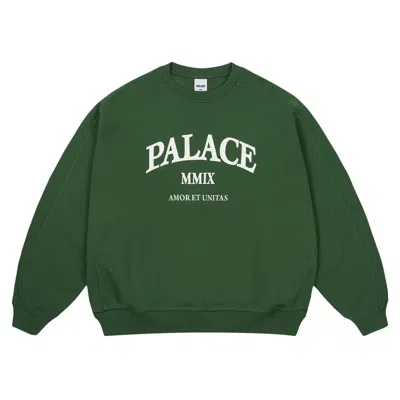 Pre-owned Palace Unitas Oversized Crew 'green' | Men's Size M