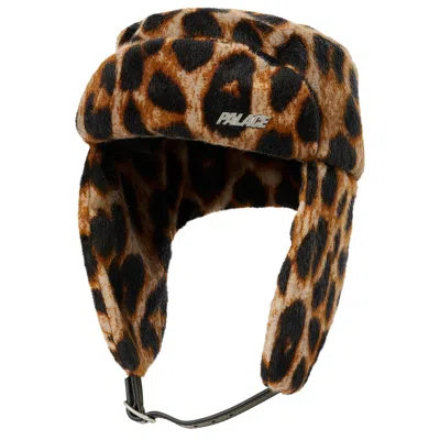 Pre-owned Palace Ushanka Hat 'leopard' | Multi-color | Men's Size S/m
