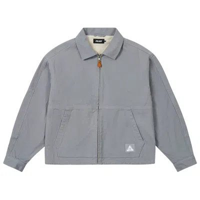 Pre-owned Palace Utility Fleece Jacket 'grey' | Men's Size S In Gray