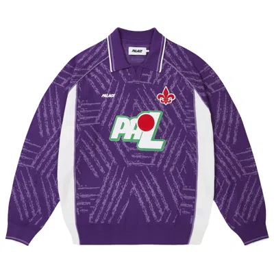 Pre-owned Palace Viola Knit 'sour Grape' | Purple | Men's Size M