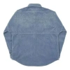Palace Washed Drop Shoulder Cord Shirt Fw21 'blue'