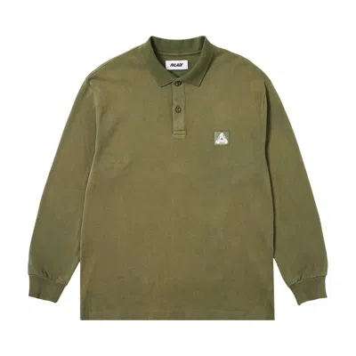 Pre-owned Palace Washed Out Polo 'the Deep Green' | Men's Size L