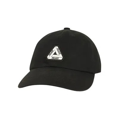 Pre-owned Palace Washed Twill Tri-ferg 6-panel 'black' | Men's Size Onesize