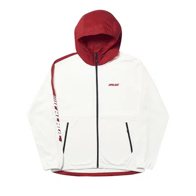 Pre-owned Palace Waximum Echo Tech Fleece Hood 'white' | Men's Size Xl