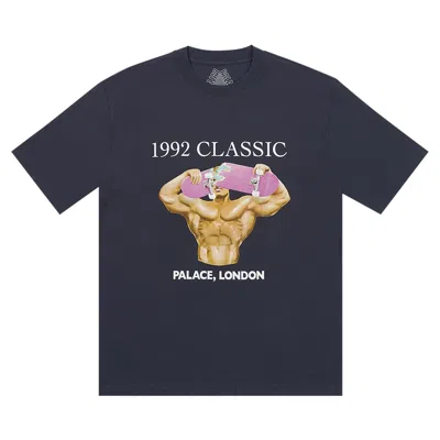 Pre-owned Palace Wedge T-shirt 'navy' | Blue | Men's Size M