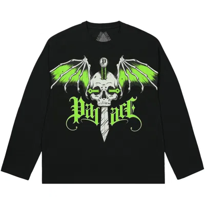 Pre-owned Palace Wingspan Long-sleeve 'black' | Men's Size Xxl
