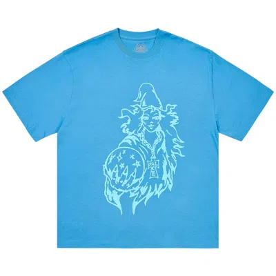 Pre-owned Palace Wiz T-shirt 'ocean Blue' | Men's Size M