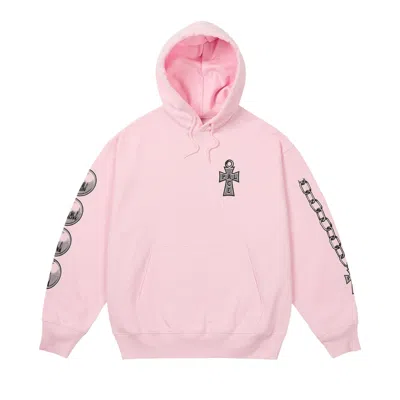 Pre-owned Palace Wizard Sleeves Hood 'lush Flush' | Pink | Men's Size L