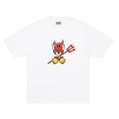 Pre-owned Palace World Industries T-shirt 'white' | Men's Size M