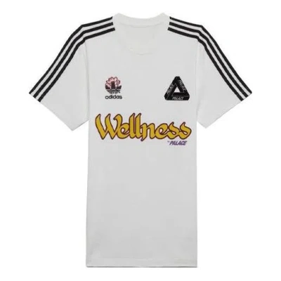 Palace X Adidas Originals Wellness Graphic Short Sleeve T-shirt 'white'
