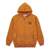 Palace X Amg 2.0 Zip Hood Jacket 'orange' In Brown