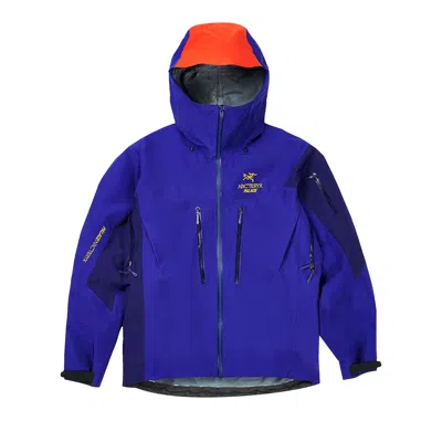 Pre-owned Palace X Arc'teryx Alpha Sv Jacket 'blue'