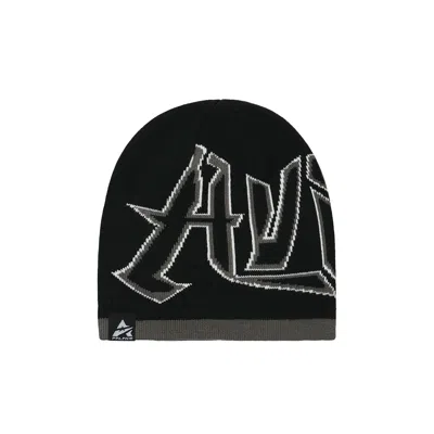 Pre-owned Palace X Avirex Nein Cuff Beanie 'black' | Men's Size Onesize