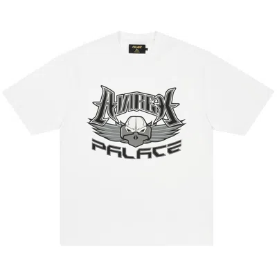 Pre-owned Palace X Avirex T-shirt 'white' | Men's Size L
