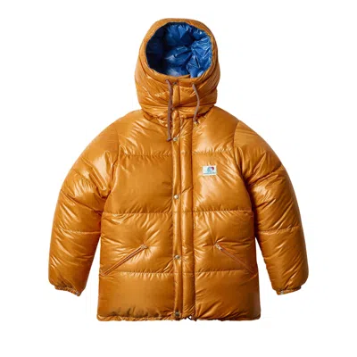 Pre-owned Palace X Beams Plus Expedition Down Jacket 'orange/blue' | Men's Size L