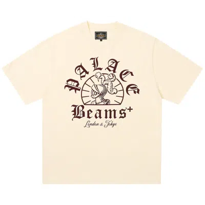 Pre-owned Palace X Beams Plus Graphic T-shirt 'whisper White'