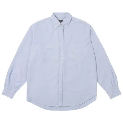 Pre-owned Palace X Beams Plus Oxford Button Down Shirt 'blue' | Men's Size Xl