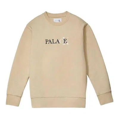 Palace X Calvin Klein Sweater 'beige' In Brown