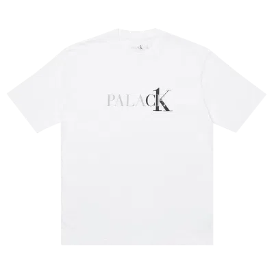 Pre-owned Palace X Calvin Klein T-shirt 'classic White'