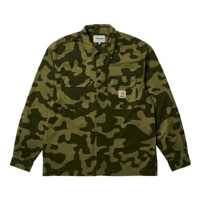 Palace X Carhartt Wip Fw23 Logo Shirts 'green'