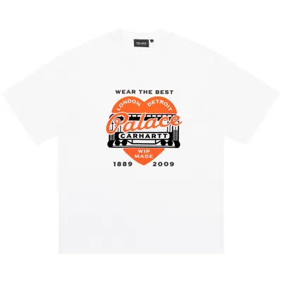 Pre-owned Palace X Carhartt Wip Heart T-shirt 'white' | Men's Size L
