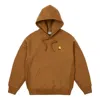 Palace X Carhartt Wip Hoodie 'hamilton Brown/tobacco'