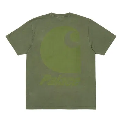 Palace X Carhartt Wip Short-sleeve Pocket T-shirt 'green'
