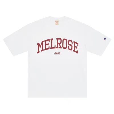 Pre-owned Palace X Champion Shop T-shirt (los Angeles) 'white' | Men's Size M
