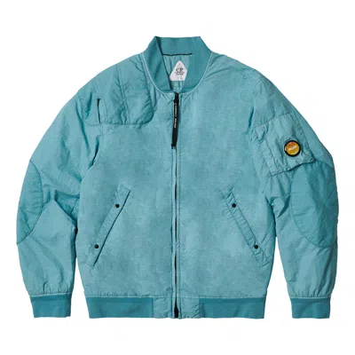 Pre-owned Palace X C.p. Company Bomber Jacket 'blue'