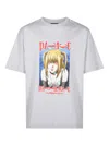 Palace X Death Note "grey Marl" T-shirt In Grey
