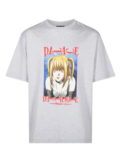 Palace X Death Note "grey Marl" T-shirt
