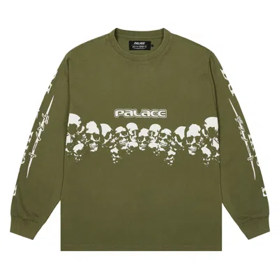 Pre-owned Palace X Death Note Long-sleeve 'the Deep Green' | Men's Size Xl