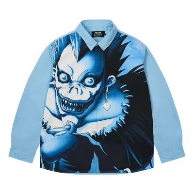 Pre-owned Palace X Death Note Shirt 'blue' | Men's Size Xl