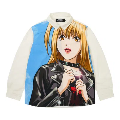 Pre-owned Palace X Death Note Shirt 'white' | Men's Size L