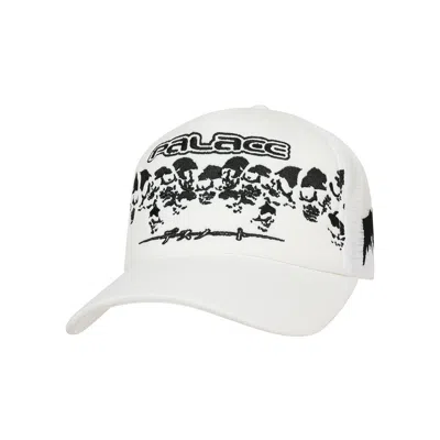 Pre-owned Palace X Death Note Trucker 'white' | Men's Size M