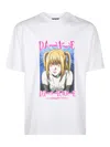Palace X Death Note "grey Marl" T-shirt In White