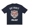 Palace X Detroit Tigers New Era T-shirt 'navy' In Blue
