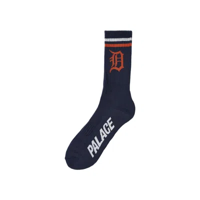 Pre-owned Palace X Detroit Tigers Sock 'navy' | Blue | Men's Size S/m