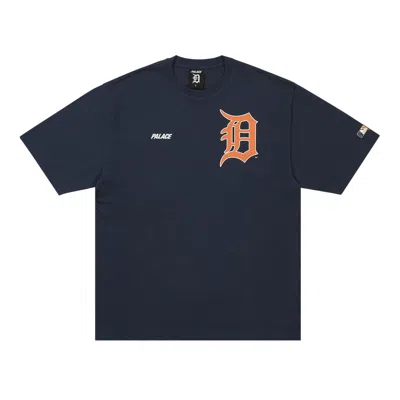 Pre-owned Palace X Detroit Tigers T-shirt 'navy' | Blue | Men's Size L