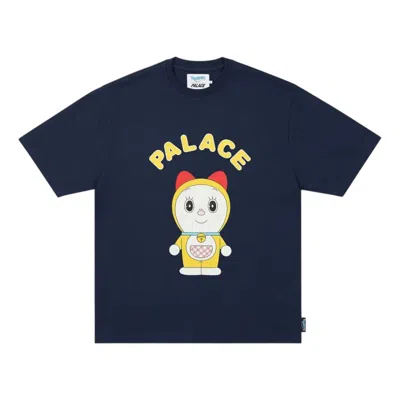 Palace X Doraemon T-shirt 'navy' In Blue
