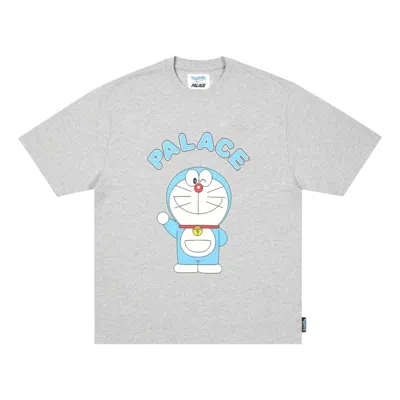Palace X Doraemon T-shirt 'grey Marl' In Gray