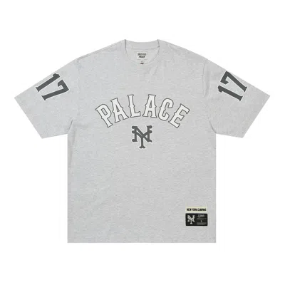 Pre-owned Palace X Ebbets Field Flannels New York Cubans T-shirt 'grey Marl' | Men's Size L