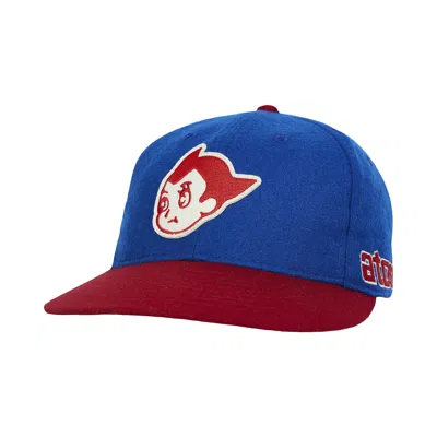 Pre-owned Palace X Ebbets Field Flannels Sankei Atoms Authentic Wool Ballcap 'blue' | Men's Size Onesize